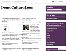 Tablet Screenshot of democulturaleon.wordpress.com