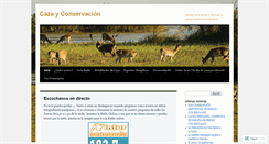 Desktop Screenshot of cazayconservacion.wordpress.com