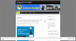 Desktop Screenshot of lalupadesanmiguel.wordpress.com