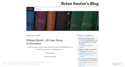 Desktop Screenshot of briansantos.wordpress.com