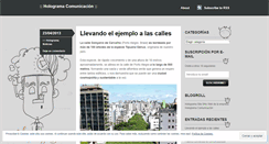 Desktop Screenshot of hologramacomunicacion.wordpress.com