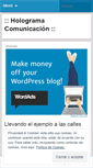 Mobile Screenshot of hologramacomunicacion.wordpress.com