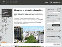 Tablet Screenshot of hologramacomunicacion.wordpress.com