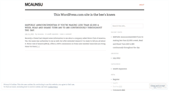 Desktop Screenshot of mcaunsu.wordpress.com
