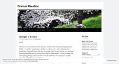 Desktop Screenshot of dramascreation.wordpress.com