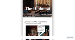 Desktop Screenshot of diplomatpolitics.wordpress.com