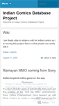 Mobile Screenshot of indiancomics.wordpress.com