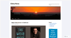 Desktop Screenshot of climanova.wordpress.com