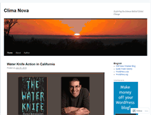 Tablet Screenshot of climanova.wordpress.com