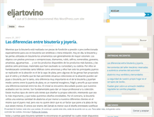 Tablet Screenshot of eljartovino.wordpress.com