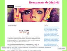 Tablet Screenshot of escaparatedemadrid.wordpress.com