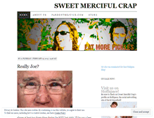 Tablet Screenshot of mercifulcrap.wordpress.com