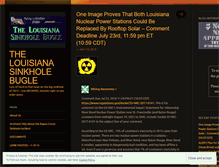 Tablet Screenshot of lasinkhole.wordpress.com