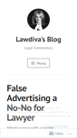 Mobile Screenshot of lawdiva.wordpress.com