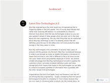 Tablet Screenshot of lucakincaid.wordpress.com