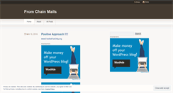 Desktop Screenshot of fromchainmails.wordpress.com