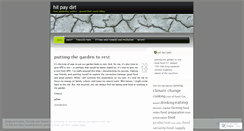 Desktop Screenshot of hitpaydirt.wordpress.com