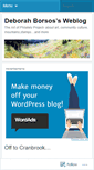 Mobile Screenshot of deborahborsos.wordpress.com