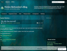 Tablet Screenshot of nielenbottomley.wordpress.com