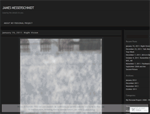 Tablet Screenshot of jamesmesserschmidt.wordpress.com