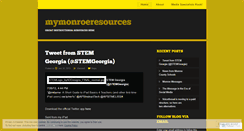 Desktop Screenshot of mymonroeresources.wordpress.com