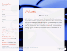 Tablet Screenshot of bmcferrin.wordpress.com