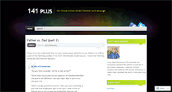 Desktop Screenshot of 141plus.wordpress.com