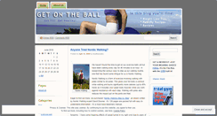Desktop Screenshot of getontheball.wordpress.com
