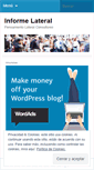 Mobile Screenshot of informelateral.wordpress.com