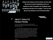 Tablet Screenshot of chalutzproductions.wordpress.com