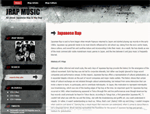 Tablet Screenshot of jrapmusic.wordpress.com