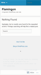 Mobile Screenshot of flamingon.wordpress.com
