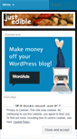 Mobile Screenshot of justedible.wordpress.com