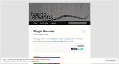 Desktop Screenshot of hopingrewinds.wordpress.com