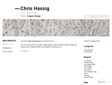 Tablet Screenshot of chrishassig.wordpress.com