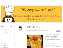 Tablet Screenshot of abogadodelchef.wordpress.com