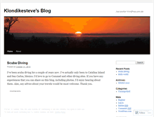 Tablet Screenshot of klondikesteve.wordpress.com