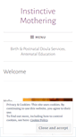 Mobile Screenshot of instinctivemothering.wordpress.com
