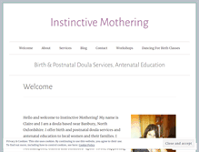 Tablet Screenshot of instinctivemothering.wordpress.com