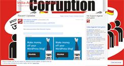 Desktop Screenshot of indiaagainstcorruption.wordpress.com