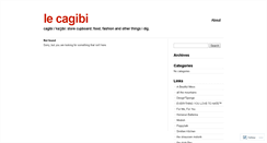 Desktop Screenshot of cagibi.wordpress.com