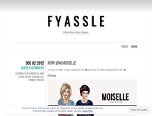 Tablet Screenshot of fyassle.wordpress.com