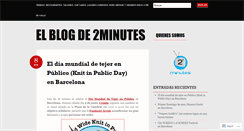 Desktop Screenshot of blog2minutes.wordpress.com