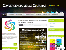 Tablet Screenshot of convergenciadelasculturas.wordpress.com