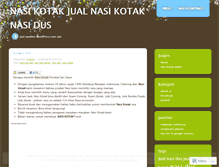 Tablet Screenshot of nasikotak.wordpress.com