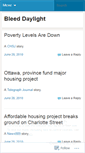 Mobile Screenshot of bleeddaylight.wordpress.com