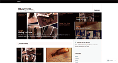 Desktop Screenshot of beautyfashionetcetera.wordpress.com