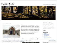 Tablet Screenshot of invisibletracks.wordpress.com