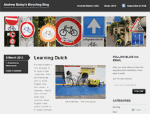 Tablet Screenshot of bicycleab.wordpress.com