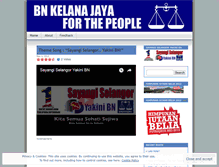 Tablet Screenshot of bnkelanajaya.wordpress.com